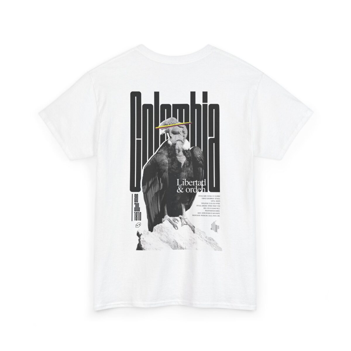 Colombia Condor Heavy weight Unisex Tee - Image 4