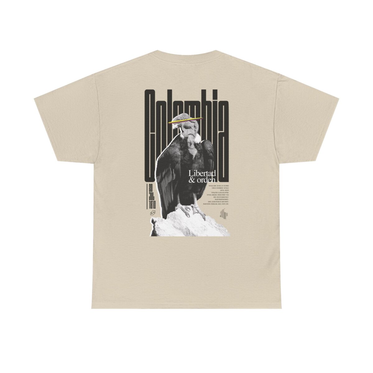 Colombia Condor Heavy weight Unisex Tee - Image 10
