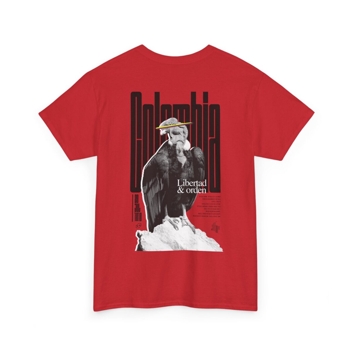 Colombia Condor Heavy weight Unisex Tee - Image 24