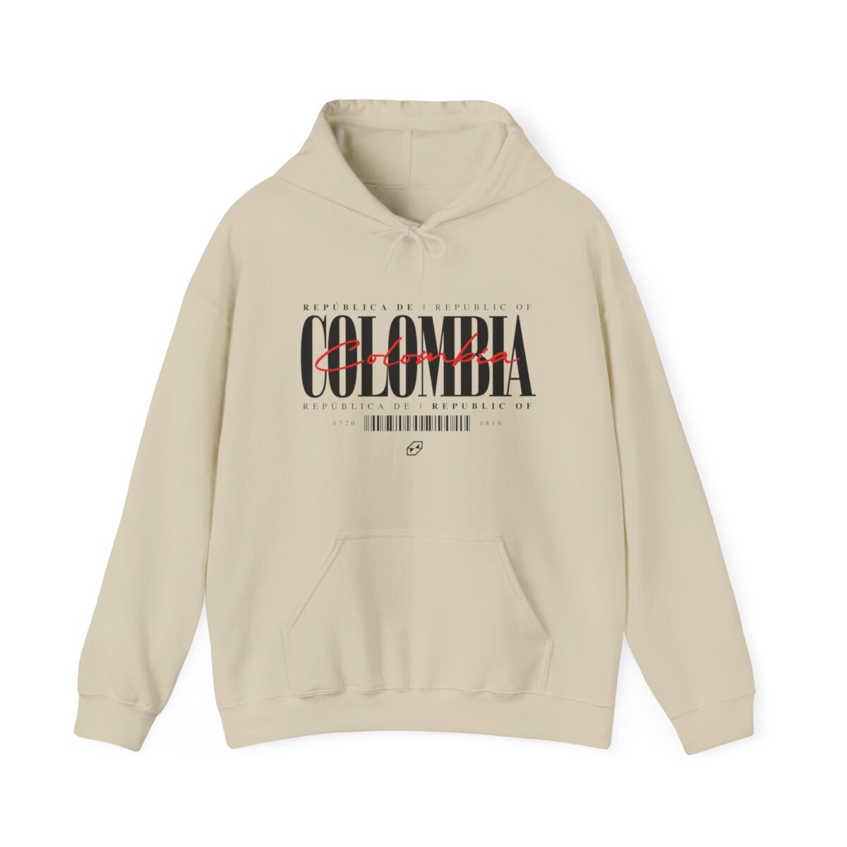 República de Colombia Hoodie - Unisex Heavy Blend - Image 5