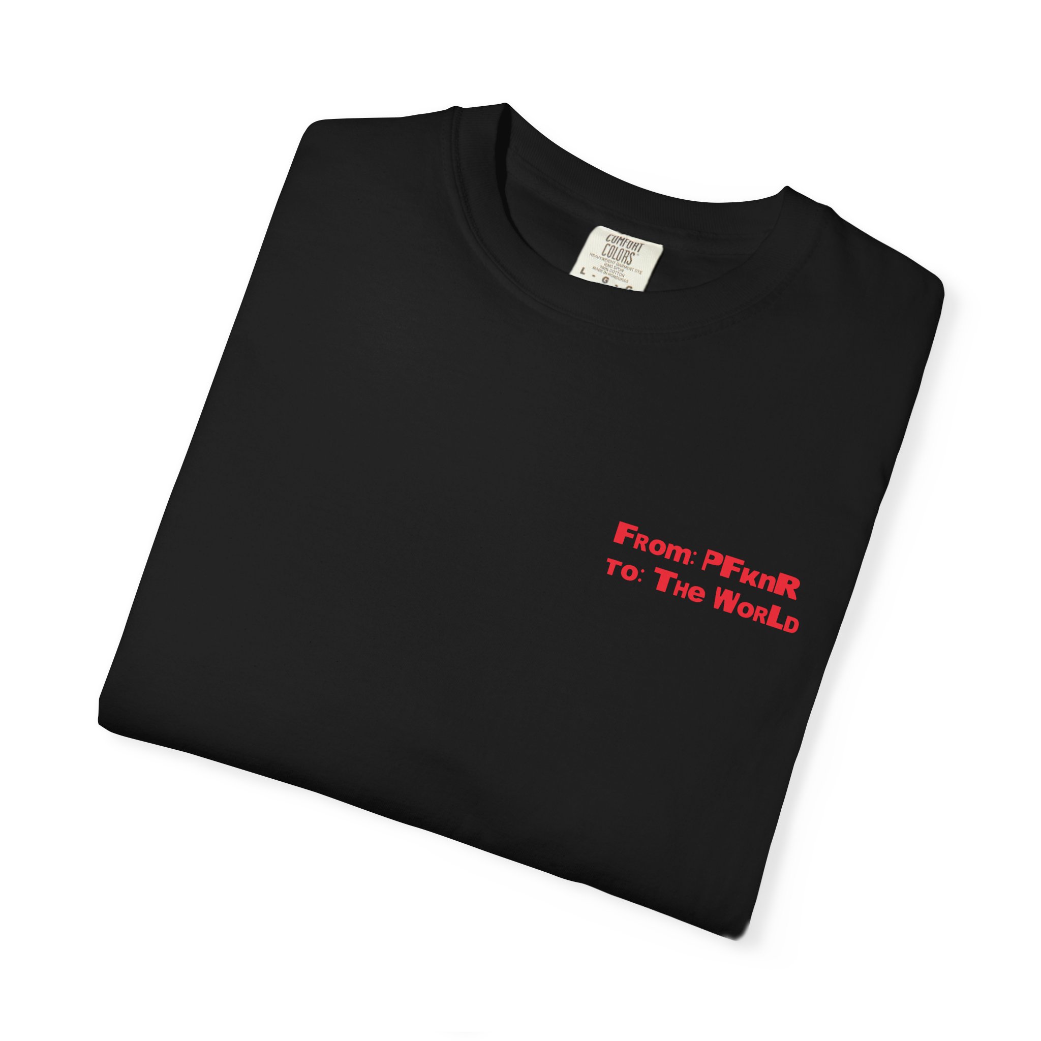 From P fkn R to the World - Postal T-shirt - Image 12