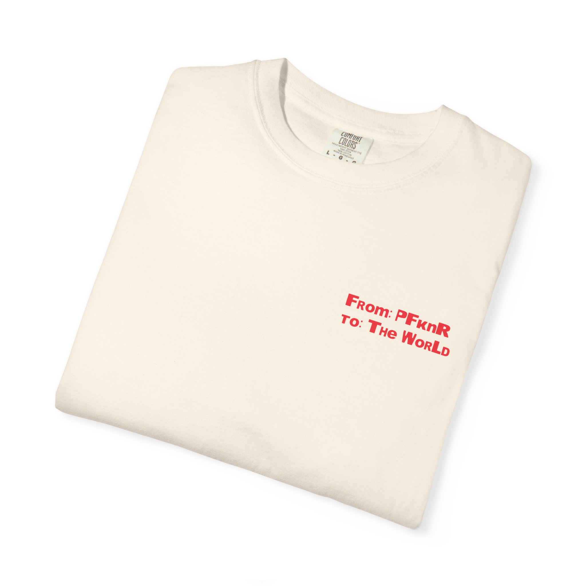 From P fkn R to the World - Postal T-shirt - Image 9