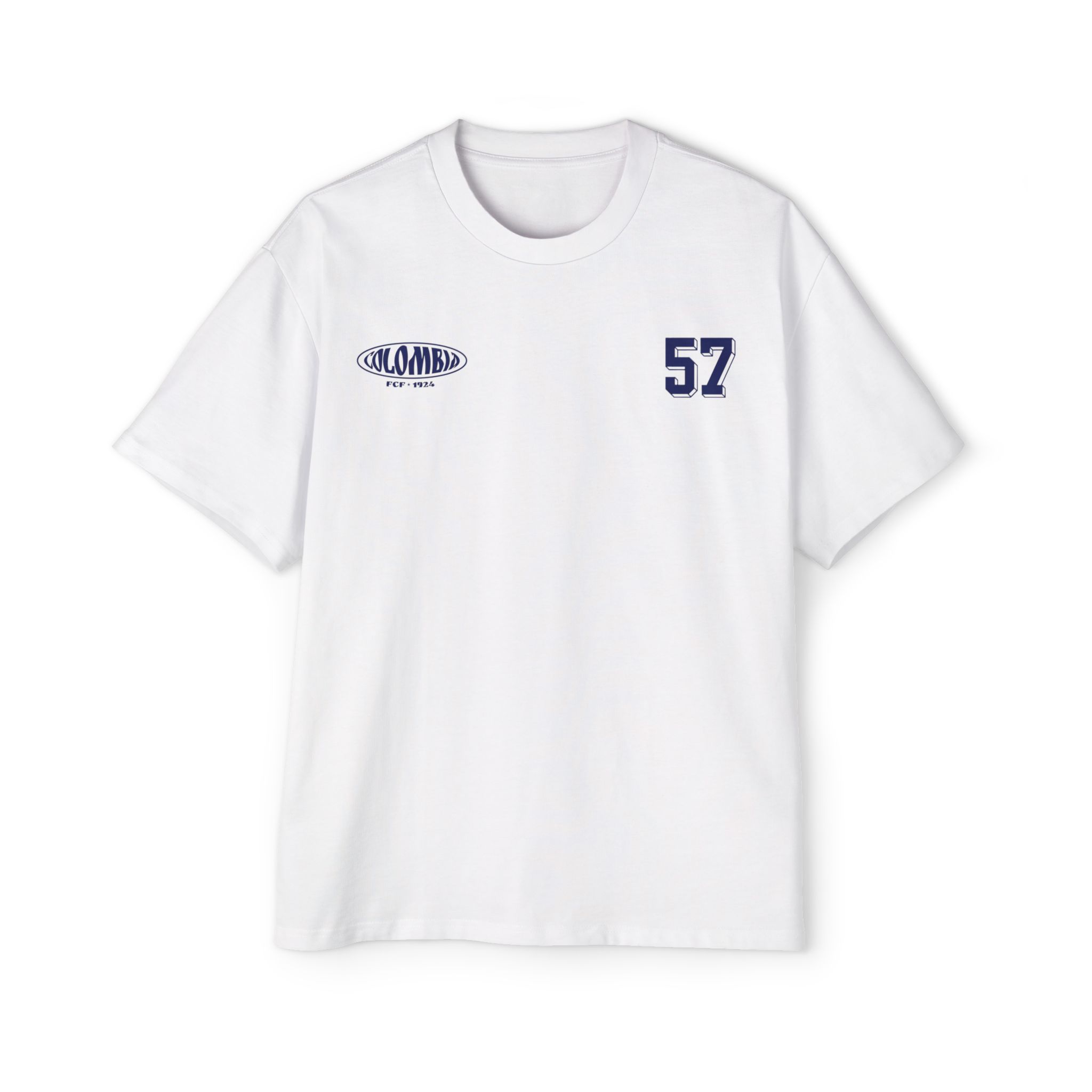Colombia 57 Oversized Tee — Vintage Athletic Jersey Shirt