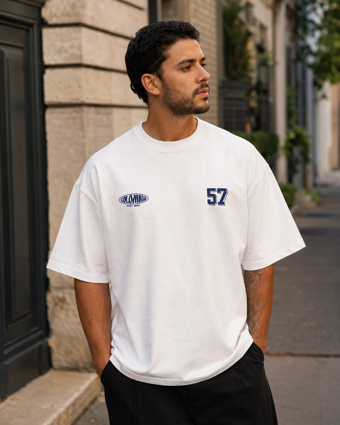 Colombia 57 Oversized Tee — Vintage Athletic Jersey Shirt - Image 3